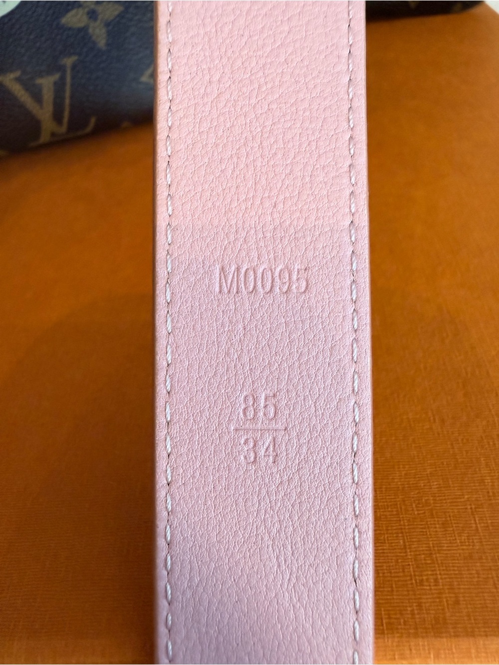 Louis Vuitton Pink Epi Belt - Picture 9 of 9